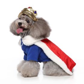 Pet Dog Halloween Christmas Festival Dress Up Clothes (Option: SDZ132 King-L)